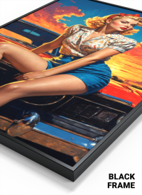 Sunset Pin-Up