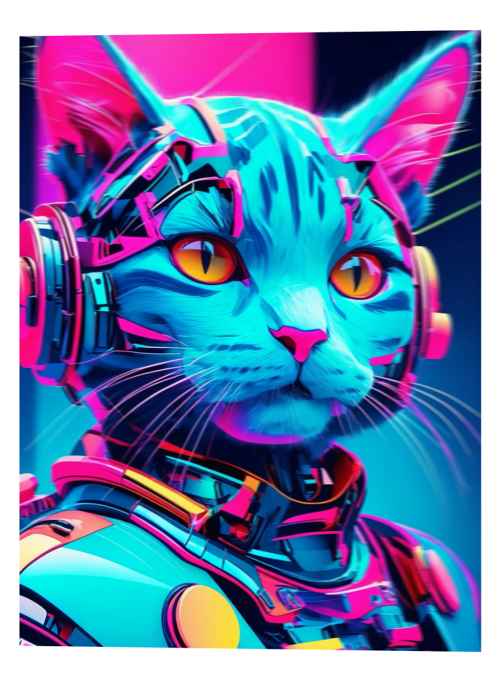 Neon Cat
