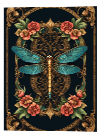 3D Lenticular Poster – Animated Dragonfly Nature Art