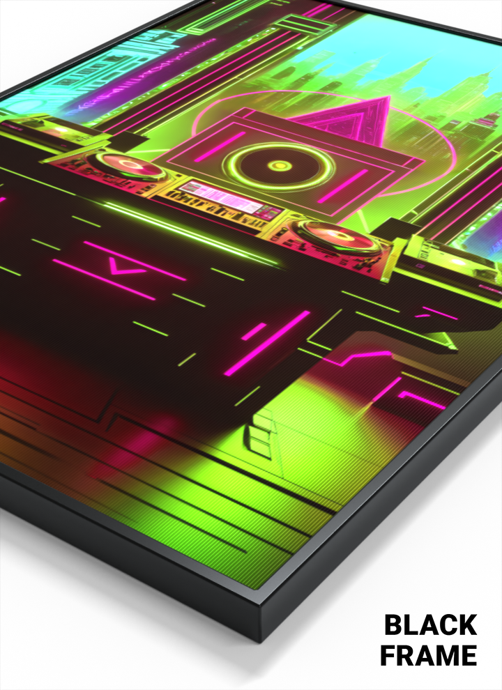 Neon DJ Console