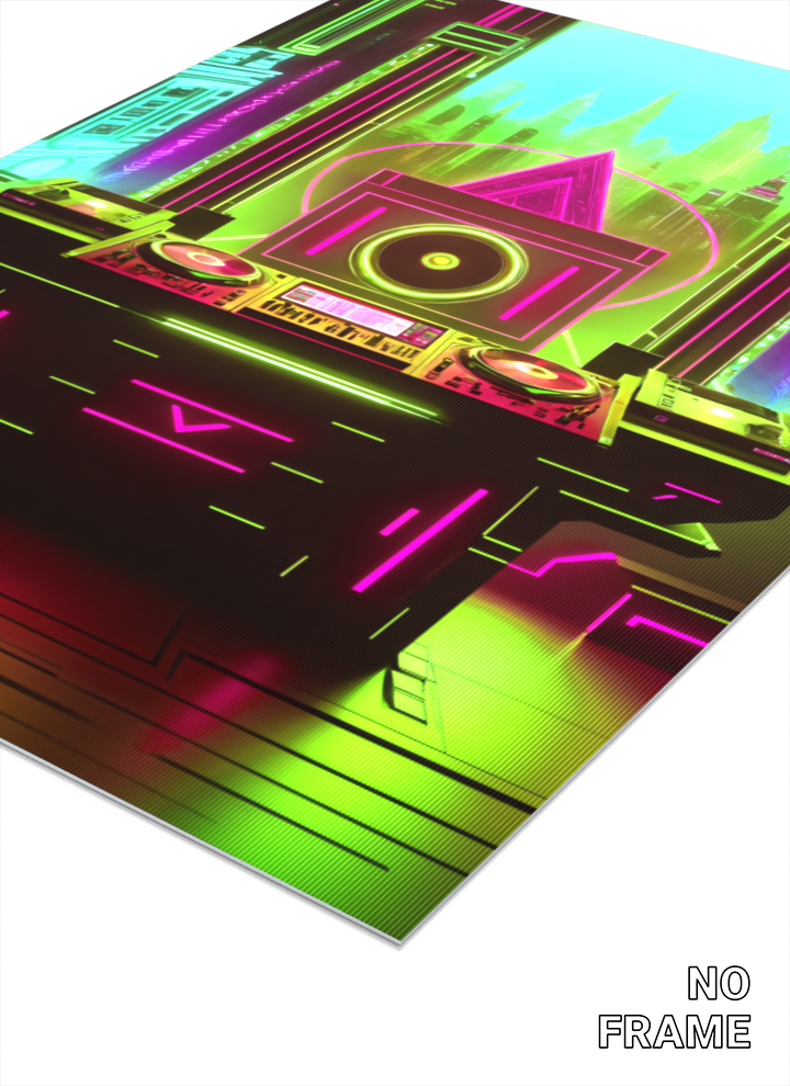 Neon DJ Console