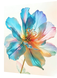3D Lenticular Poster – Animated Blooming Flower Wall Art