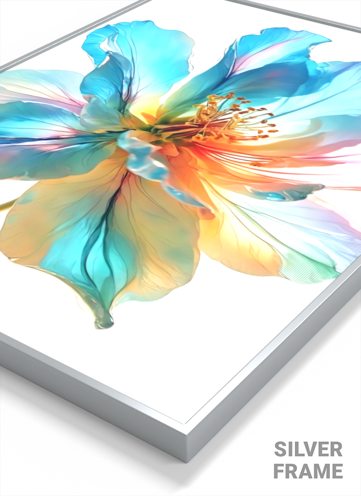 3D Lenticular Poster – Animated Blooming Flower Wall Art