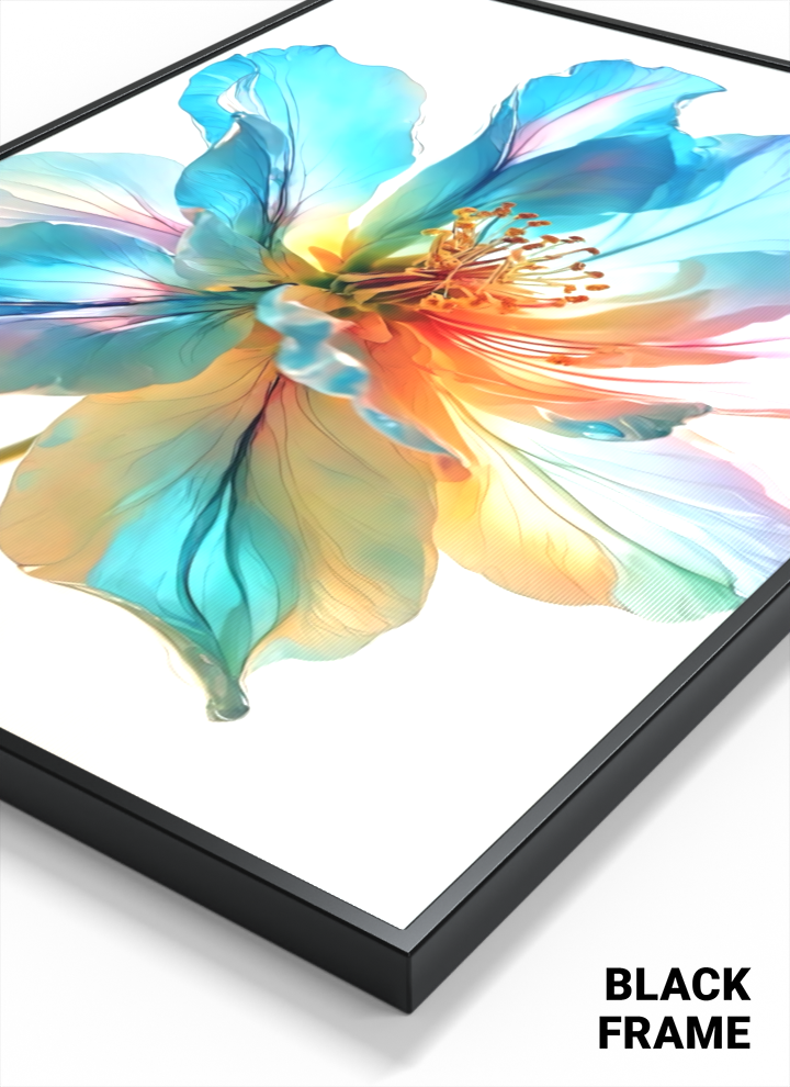 3D Lenticular Poster – Animated Blooming Flower Wall Art