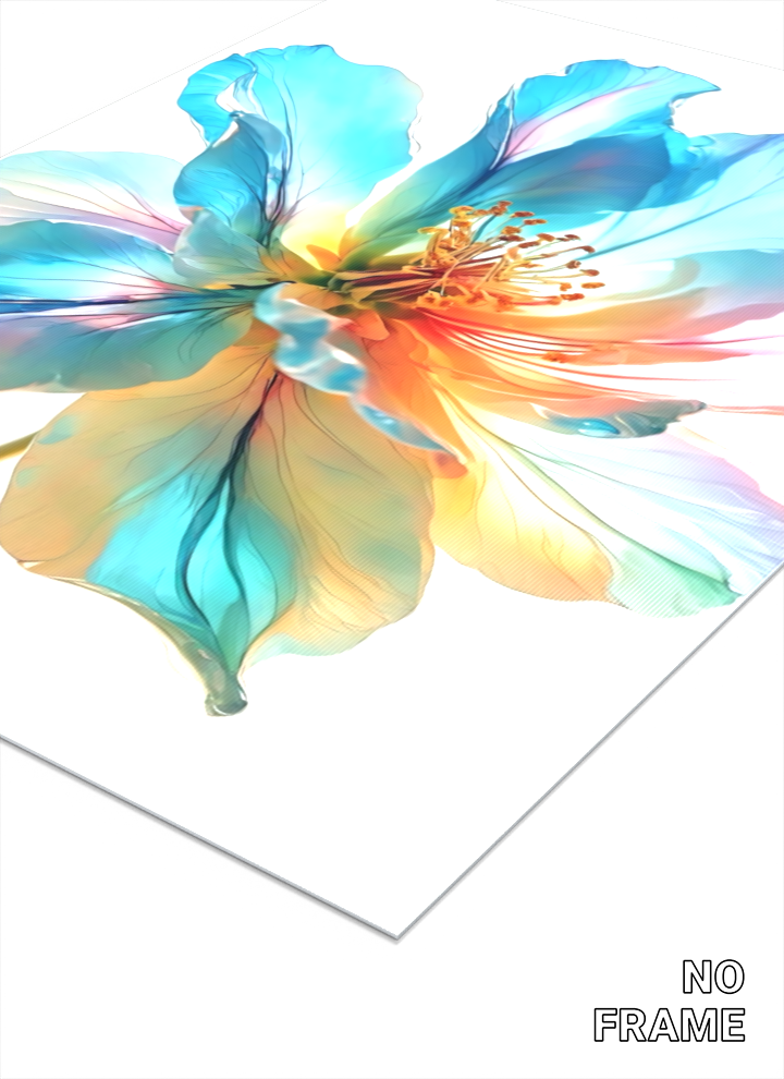3D Lenticular Poster – Animated Blooming Flower Wall Art