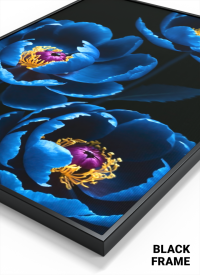 Blue Peonies 1