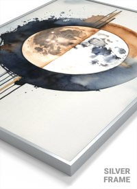 Watercolor Moon