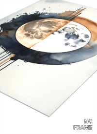 Watercolor Moon