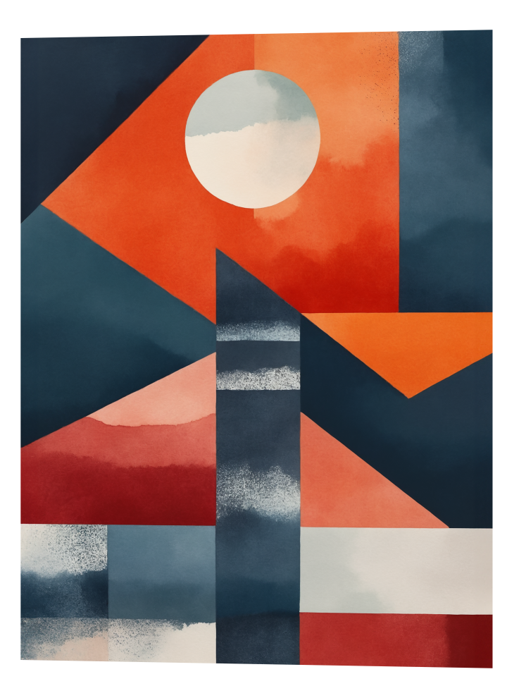 3D Lenticular Poster – Modern Abstract Wall Art