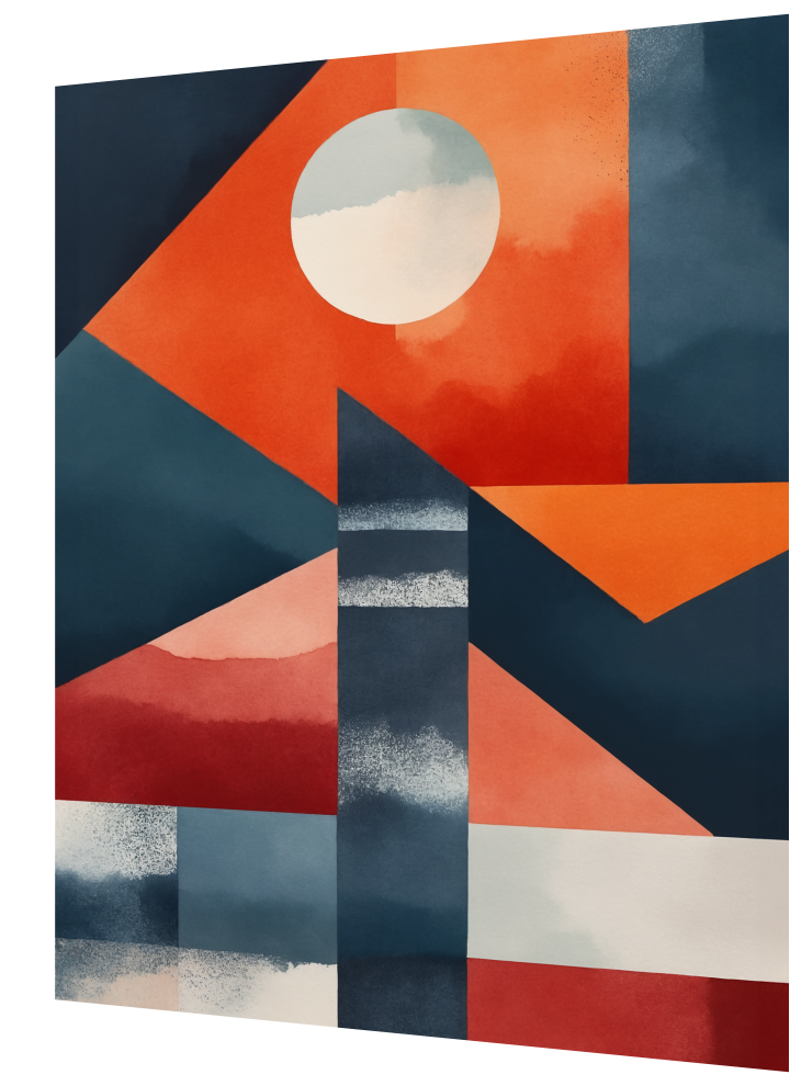 3D Lenticular Poster – Modern Abstract Wall Art