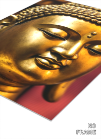 3D Lenticular Poster – Golden Buddha Wall Art