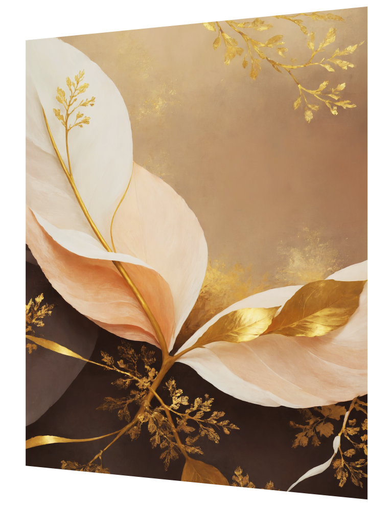 3D Lenticular Poster – Elegant Modern Floral Wall Art