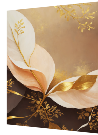 3D Lenticular Poster – Elegant Modern Floral Wall Art