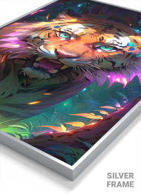 3D Lenticular Poster – Jungle Animal Roar Animated Wall Art