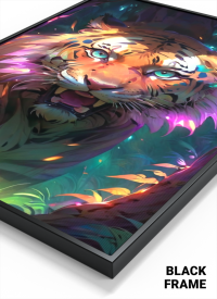 3D Lenticular Poster – Jungle Animal Roar Animated Wall Art