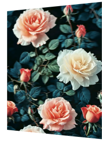 Peach & Ivory Garden