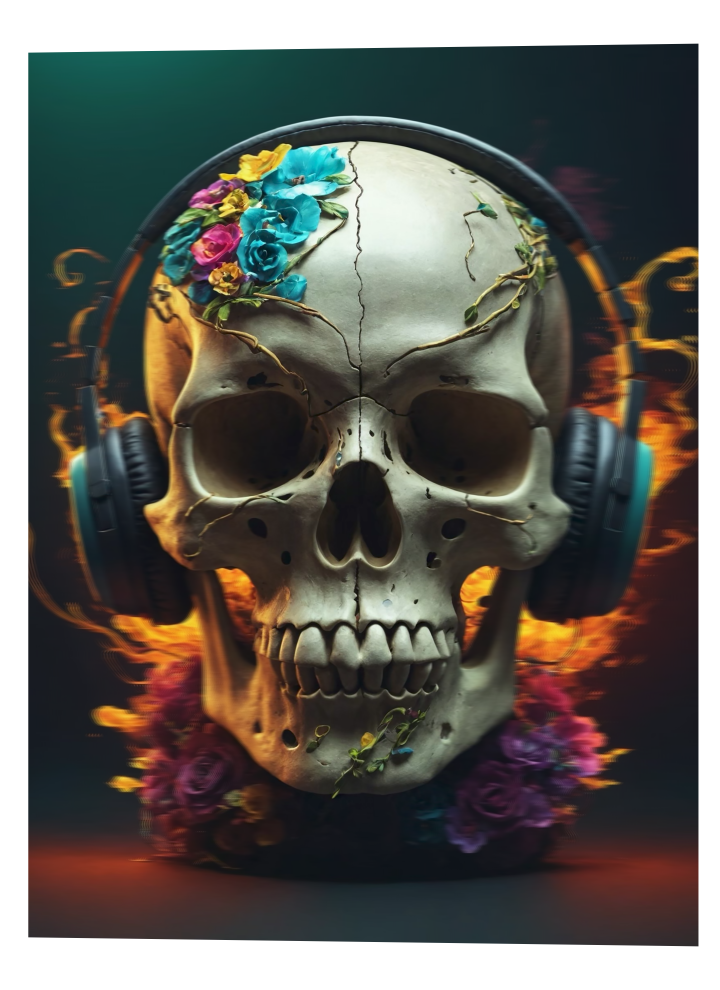 Vibrant Skull Vibrant Skull