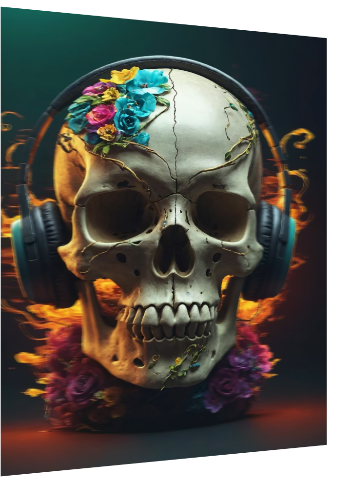 Vibrant Skull
