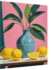 Vase and Lemons