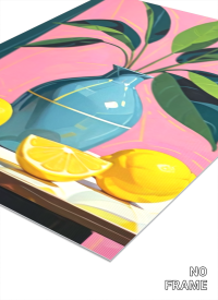 Vase and Lemons