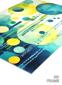 3D Lenticular Poster | Colorful Bubble Wall Art for Kids & More