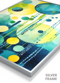3D Lenticular Poster | Colorful Bubble Wall Art for Kids & More