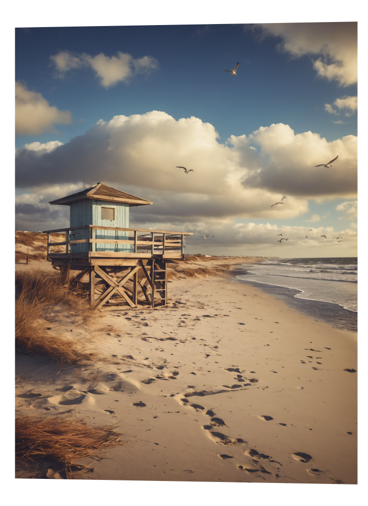 3D Lenticular Poster | Tranquil Ocean Wall Art | Magnetic Decor 3D Lenticular Poster | Tranquil Ocean Wall Art | Magnetic Decor