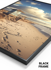 3D Lenticular Poster | Tranquil Ocean Wall Art | Magnetic Decor