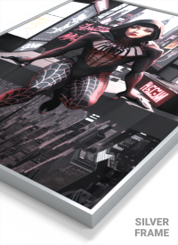 Spider-Woman 3D Lenticular Art Print – Animated Superhero Wall Decor