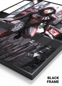 Spider-Woman 3D Lenticular Art Print – Animated Superhero Wall Decor