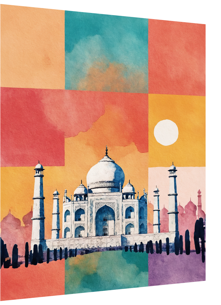 Taj Mahal Collage
