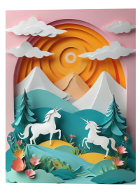 Paper World of Unicorns