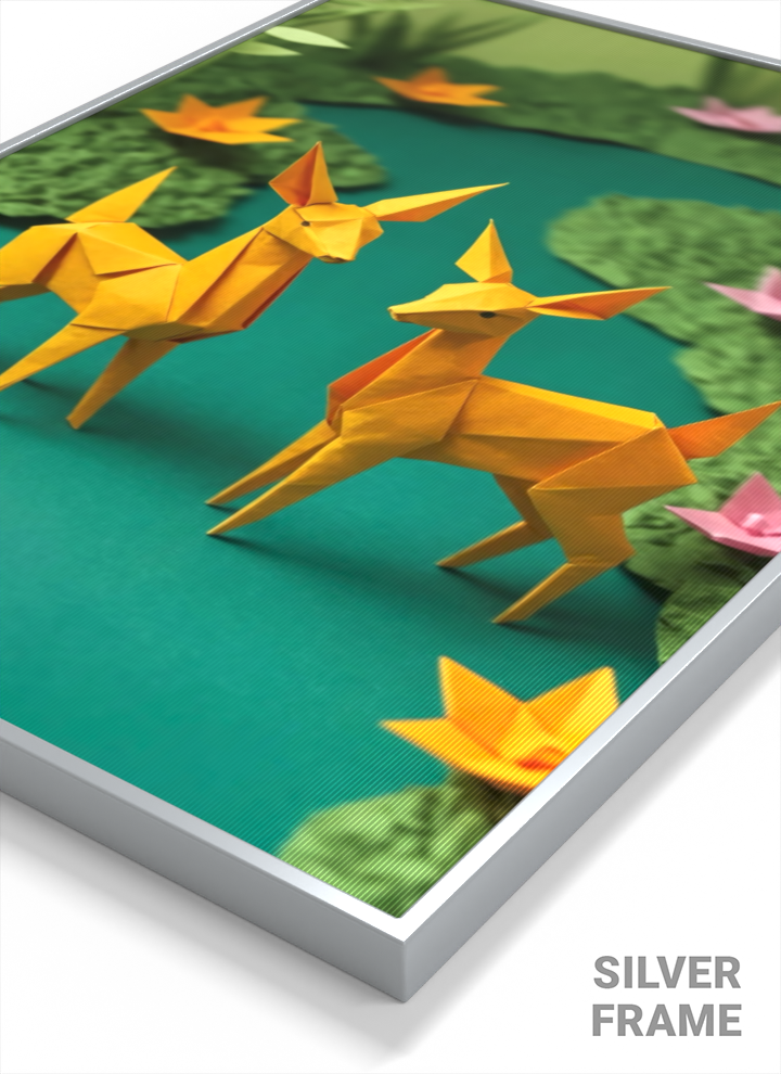 Nature's Origami Scene