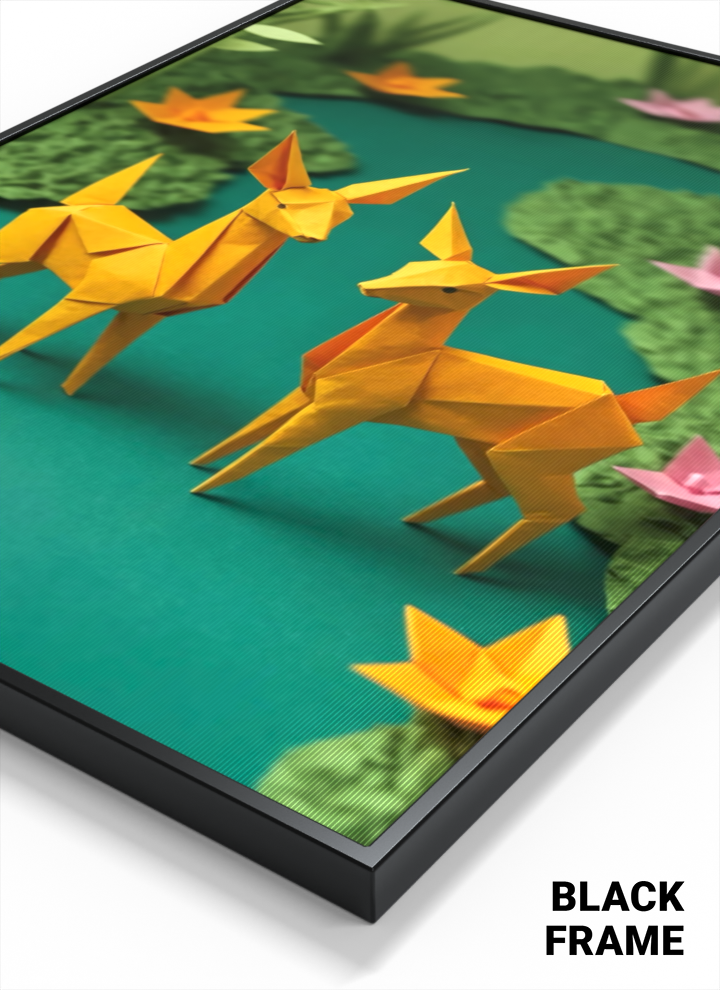 Nature's Origami Scene