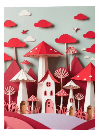 Fairy Mushroom Houses