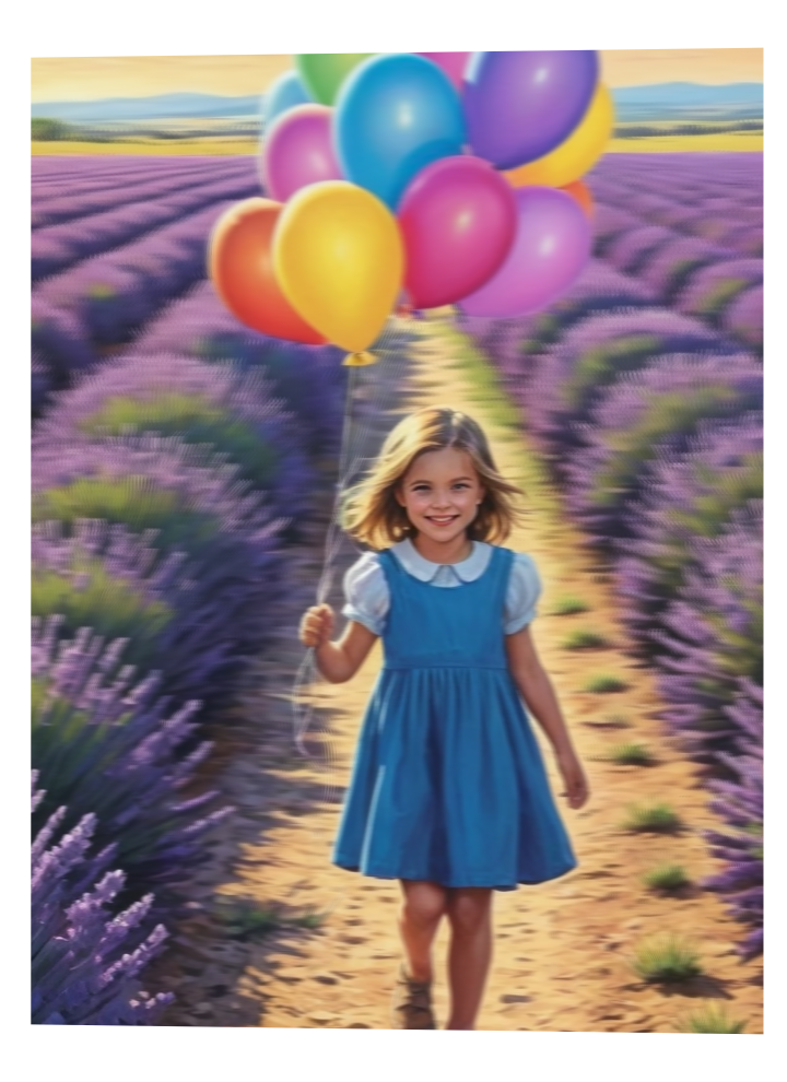 Joyful Walk Through Lavender Joyful Walk Through Lavender