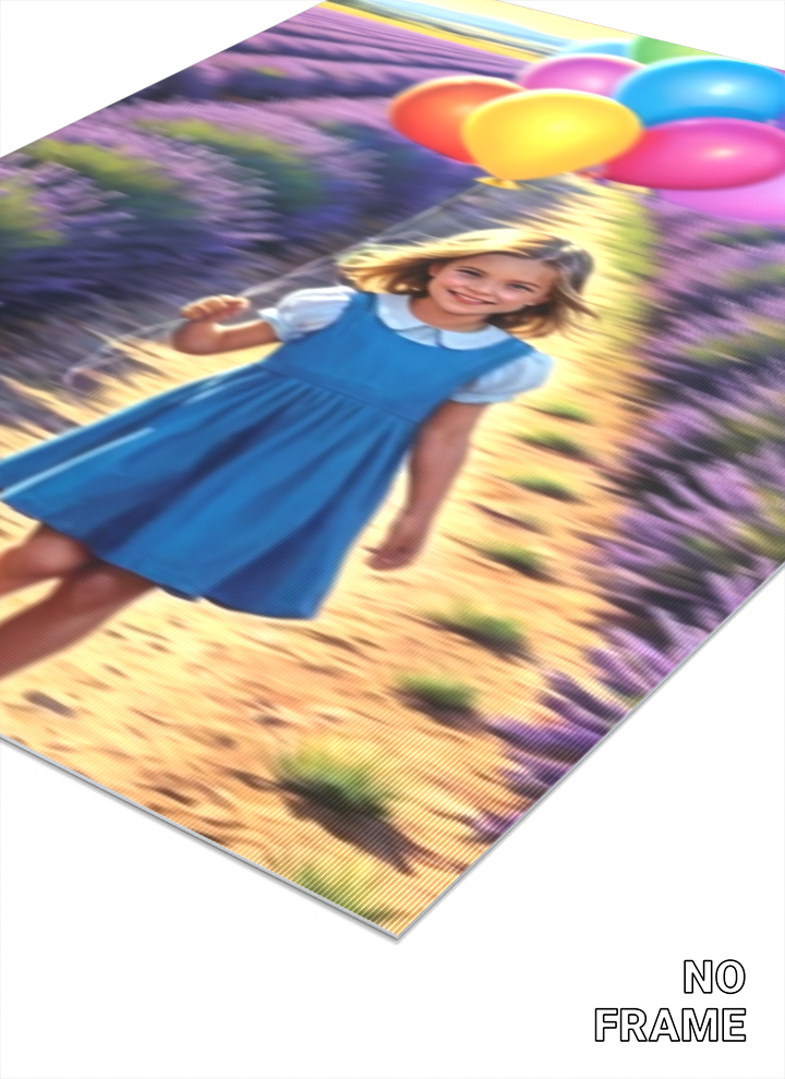 Joyful Walk Through Lavender