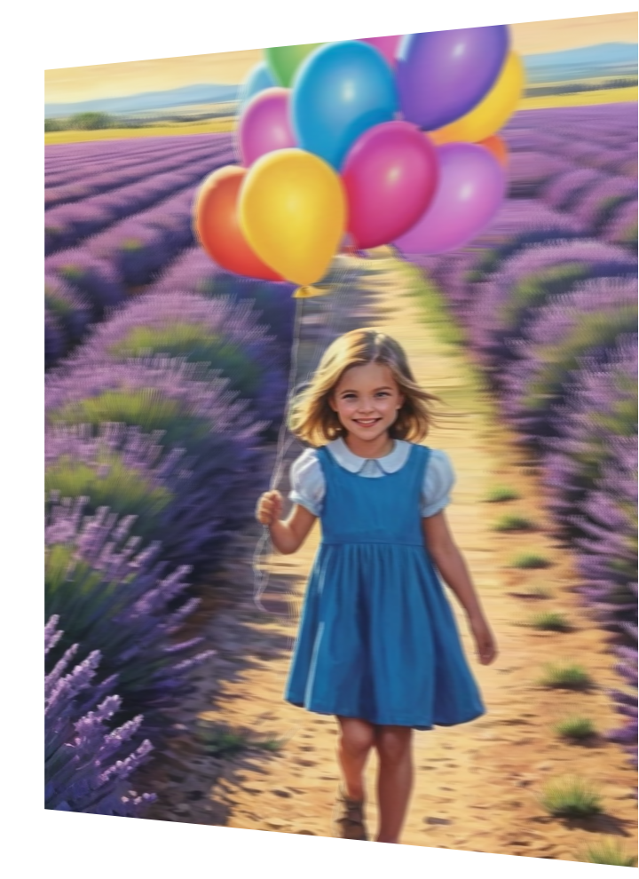 Joyful Walk Through Lavender