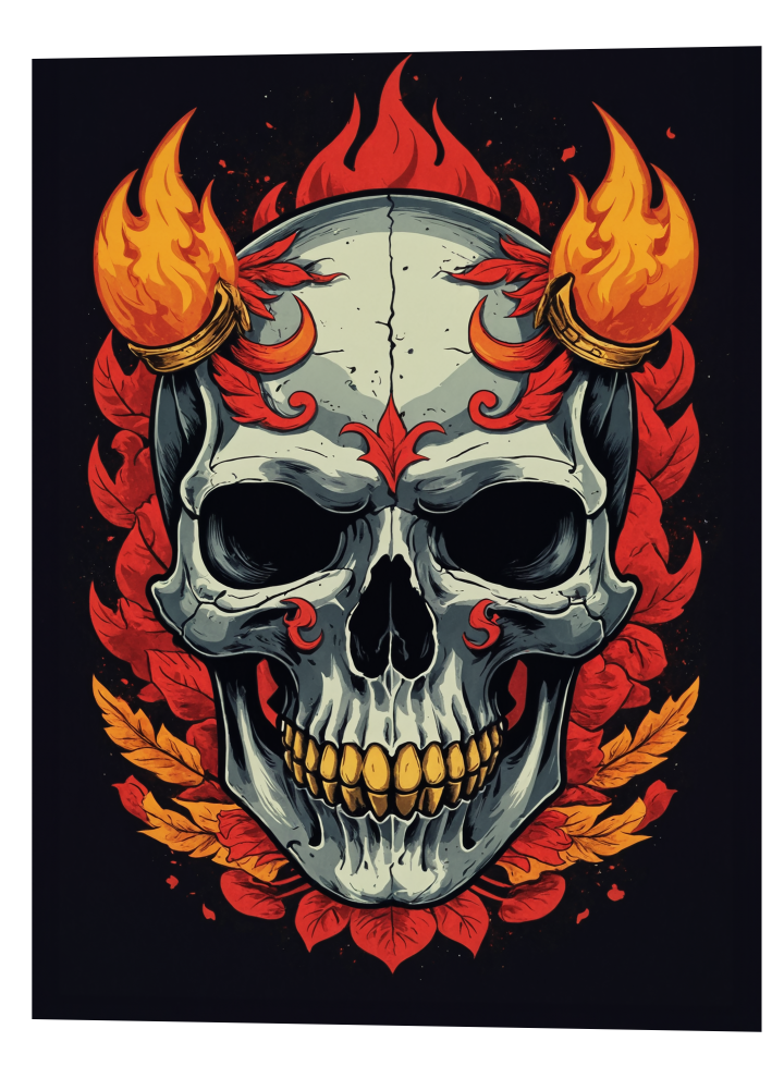 Lenticular 3D Art – Blazing Spirits | Unique Wall Motion Print
